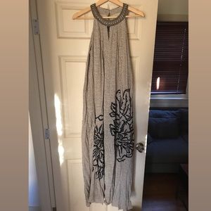 Ranna Gill Embroidered Swing Dress